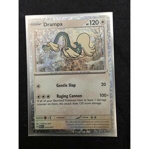 Drampa Pokemon Card 015/015 Ultra‎ Rare Holo